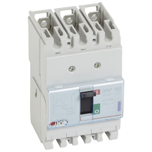 MCCB thermal magnetic - DPX³ 160 - Icu 50 kA - 400 V~ - 3P - 25 A image 2