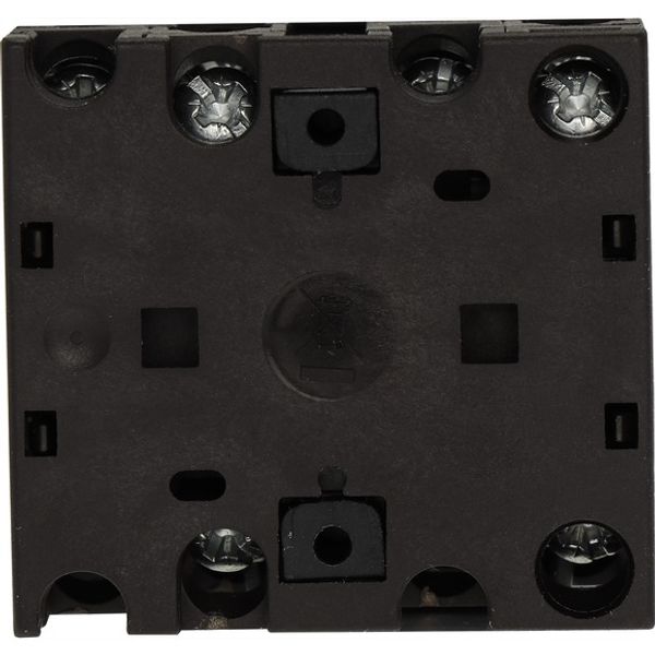 Changeoverswitches, T0, 20 A, flush mounting, 3 contact unit(s), Contacts: 6, 45 °, momentary, With 0 (Off) position, with spring-return from both dir image 1