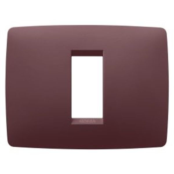 ONE PLATE - IN PAINTED TECHNOPOLYMER - 1 MODULE - TUSCAN RED - CHORUSMART image 1