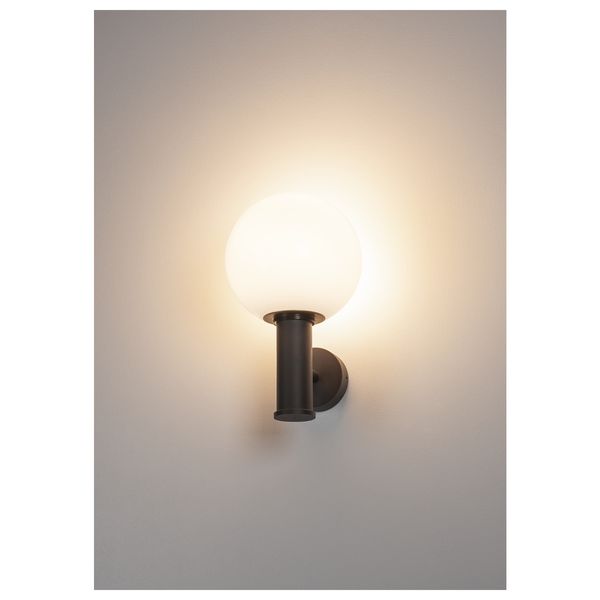 GLOO PURE WL, Outdoor wall light, E27, anthracite, IP44 image 4