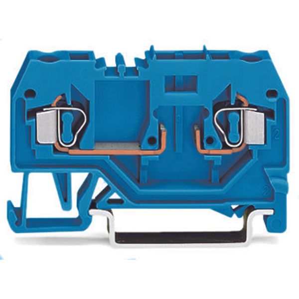 2-conductor carrier terminal block for DIN-rail 35 x 15 and 35 x 7.5 4 image 1