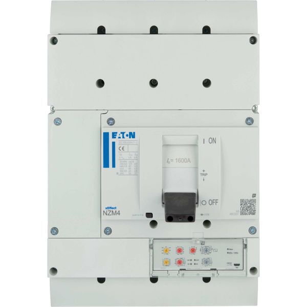 NZM4 PXR20 circuit breaker, 1600A, 4p, Screw terminal, earth-fault protection image 7