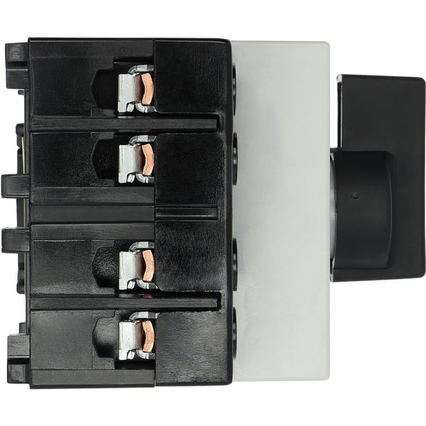 Switch-disconnector, DCM, 63 A, 4 pole, With black rotary handle and drive shaft, Vertical connection image 17
