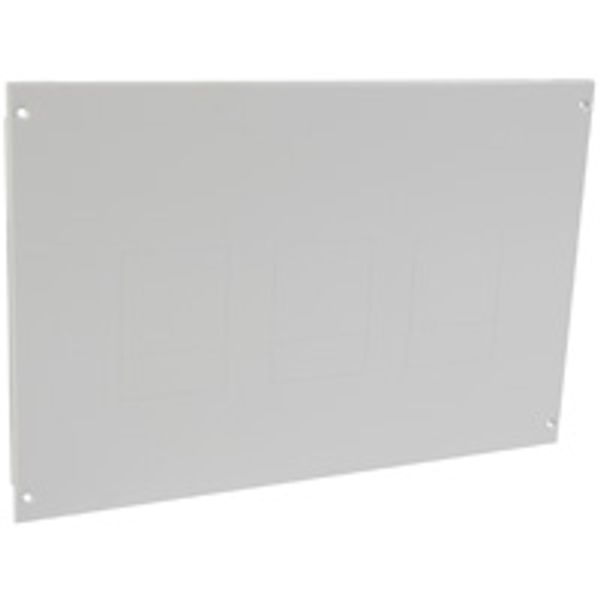 Metal faceplate XL³ 800/4000 - 1-3 DPX 250/630 - vertical - screws - 24 mod image 1