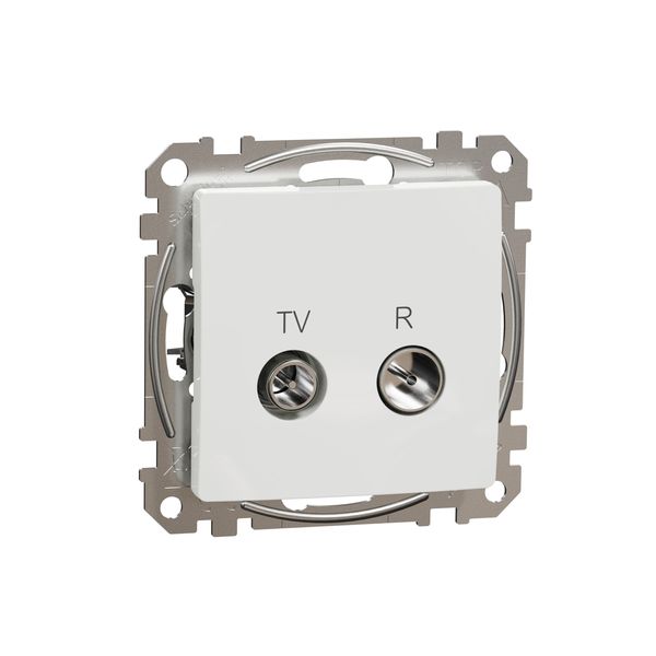 TV/R connector 4db, Sedna, White image 4