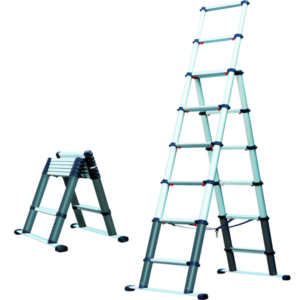 Aluminum telescopic stairs 2.3 m image 2