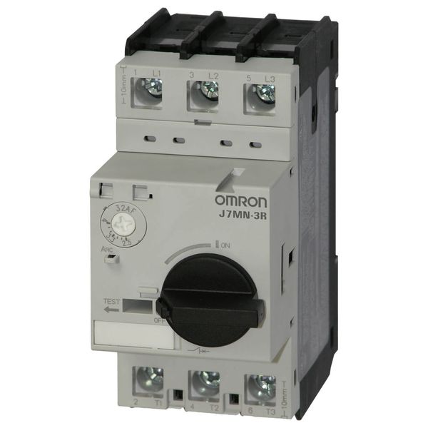 Motor-protective circuit breaker, rotary type, 3-pole, 14-22 A image 2