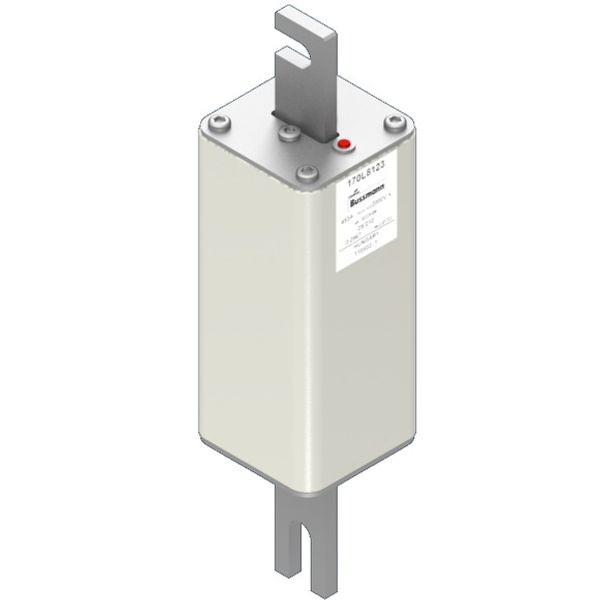 Fuse-link, high speed, 450 A, AC 2000 V, Size 2, 61 x 61 x 247 mm, aR, IEC, single indicator image 2