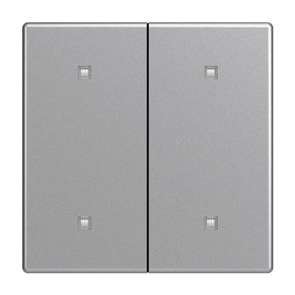2570-20-83 Rocker for Switch/push button Two-part rocker aluminium silver - 63x63 image 5