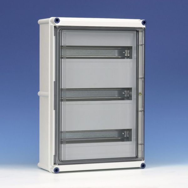 Encl. hinged cover+top head rail 3 slots, closed image 2