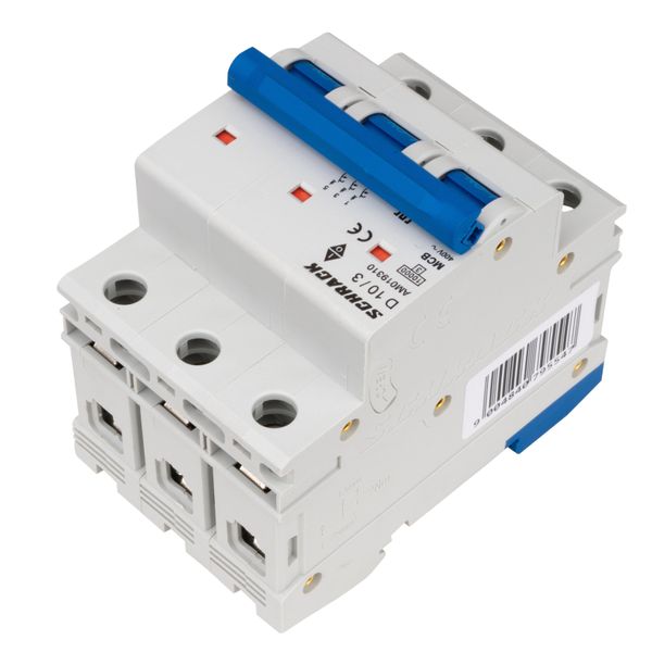 Miniature Circuit Breaker (MCB) AMPARO 10kA, D 10A, 3-pole image 5