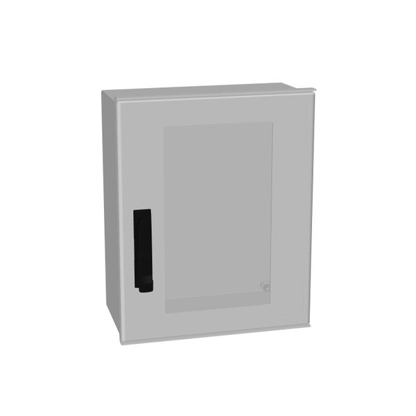 MINIPOL with glazed door + swing handle, H=500 W=400 D=200mm image 1