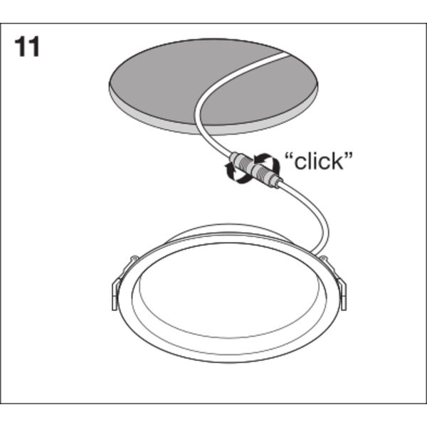 DOWNLIGHT ALU DALI 200 35 W 3000 K IP44/IP20 WT image 14