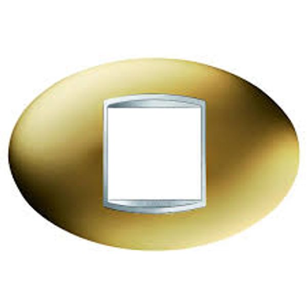 ART PLATE 2-GANG GOLD GW16302MO image 1