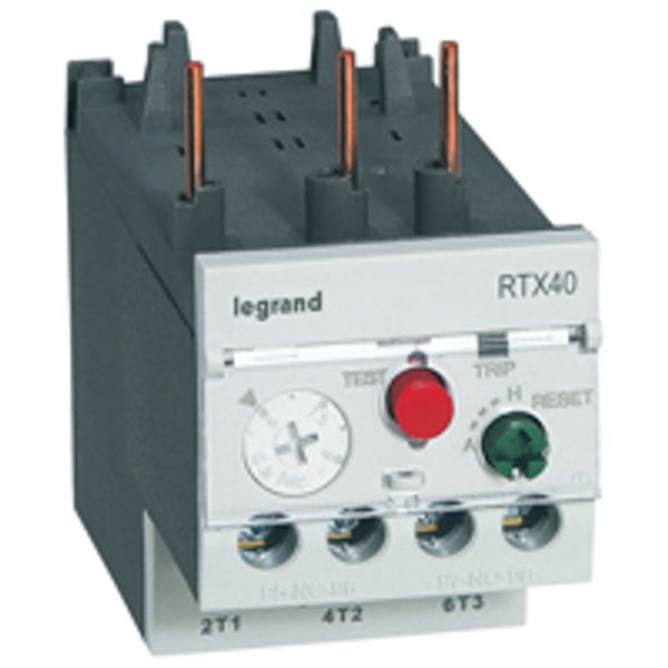 Thermal overload relay RTX³ 40 - 6 to 9 A - for CTX³ 22 and 40 - diff. image 1