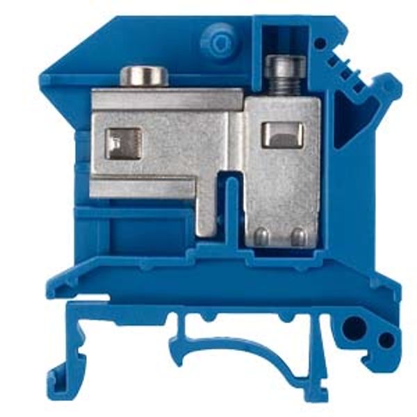 N conductor isolating terminal with screw terminal, cross-section: 10 mm2 width 8WH1001-0BJ01 image 1