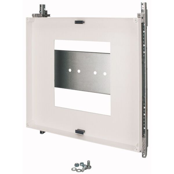 NH switch-disconnectors mounting unit, 630A, WxH=500x450mm, 1x XNH3 3p, mounting on mounting plate image 1