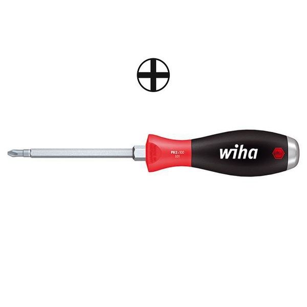 Screwdriver SoftFinish® with one-piece hexagonal blade and solid steel cap PH3x150 image 1