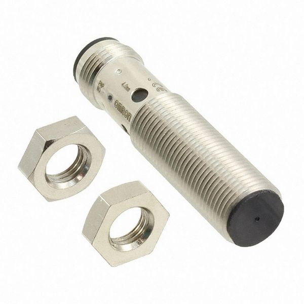 Proximity sensor, inductive, nickel-brass, short body, M12,shielded, 2 image 1