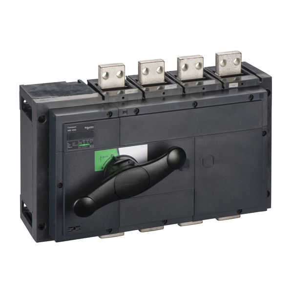 switch disconnector, Compact INS1000 , 1000 A, standard version with black rotary handle, 4 poles image 3