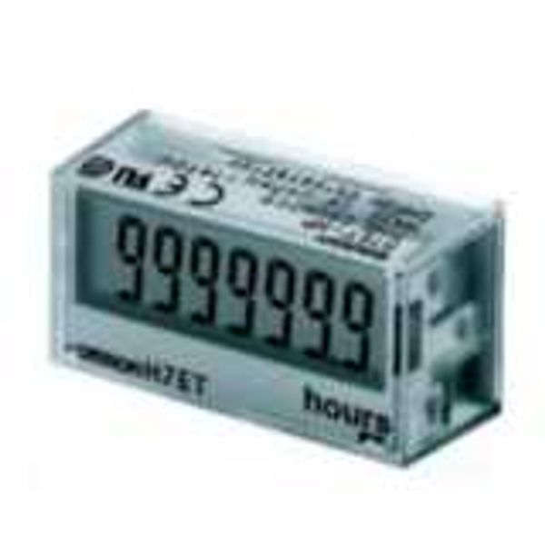 PC board-use counter, Time counter, 1/32DIN (48 x 24 mm), External pow image 2