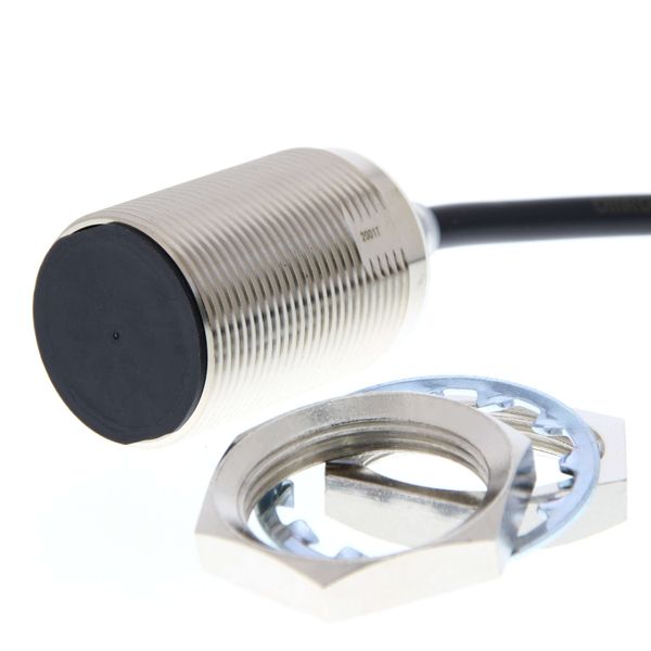 Proximity sensor, inductive, nickel-brass, short body, M30, shielded, image 2