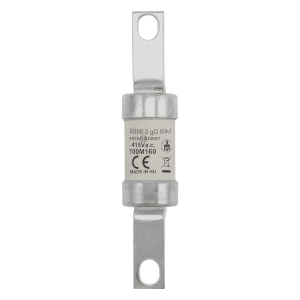 Fuse-link, LV, 100 A, AC 415 V, BS88/B1, 26 x 126 mm, gM, BS, 100M160 image 21