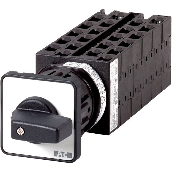 Step switches, T0, 20 A, centre mounting, 11 contact unit(s), Contacts: 21, 45 °, maintained, Without 0 (Off) position, 1-7, Design number 8274 image 4