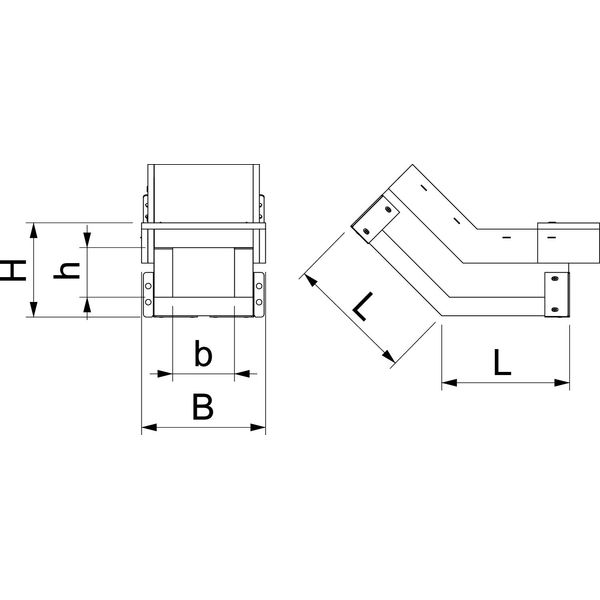 PLCS VR060810 Vertical bend rising EI60 for PLCS D060810 100x80 image 2