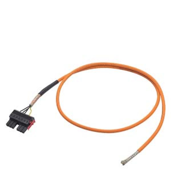 Power cable pre-assembled TYPE 6FX5002-5CW12 4X2,5 C, MOTOR SIDE WITH…6FX5002-5CW12-1GF0 image 1