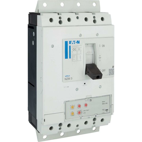 NZM3 PXR20 circuit breaker, 630A, 4p, plug-in technology image 15