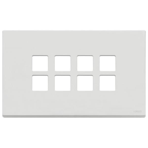 Plate 4Mx8 Flat matt white image 1