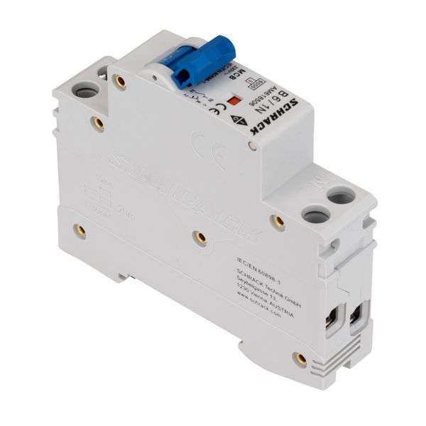 Miniature Circuit Breaker (MCB) AMPARO 6kA, B 6A, 1+N, 1MW image 4