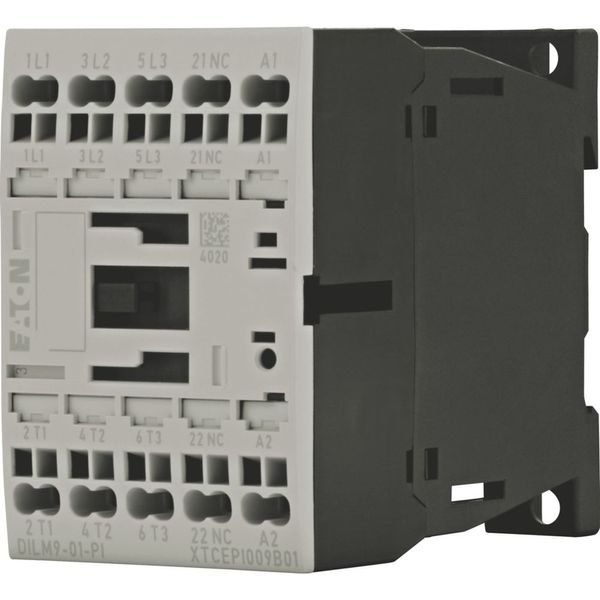 Contactor, 3 pole, 380 V 400 V 4 kW, 1 NC, 220 V 50/60 Hz, AC operation, Push in terminals image 25