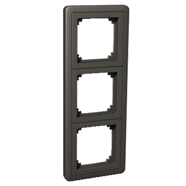 Exxact Combi 3-gang frame anthracite image 2