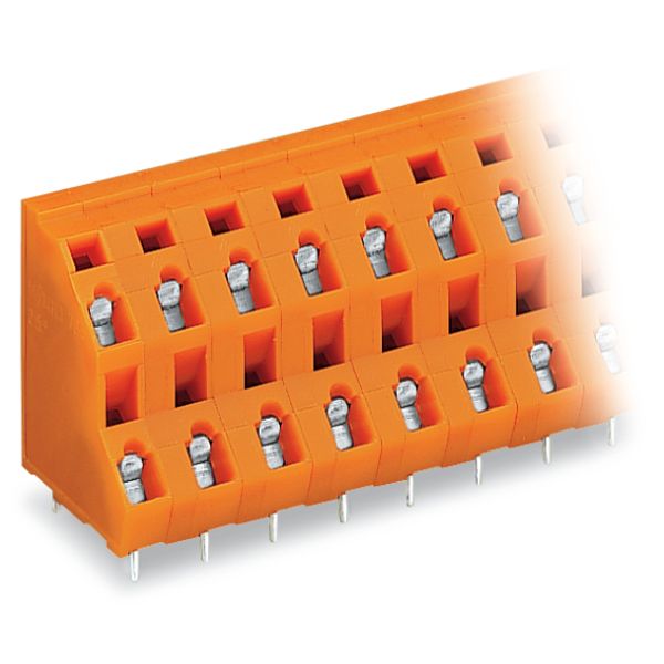 Double-deck PCB terminal block 2.5 mm² Pin spacing 7.62 mm orange image 6