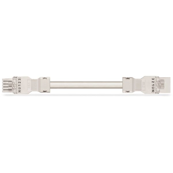 pre-assembled interconnecting cable Eca Socket/plug white image 2