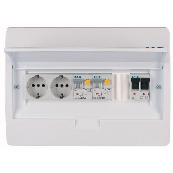 PV DBO 1-phase, 2x RCBO 1x HS 2x socket image 1