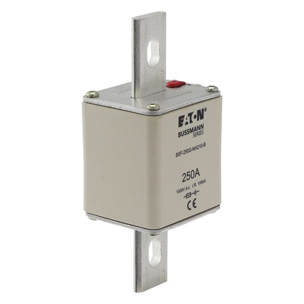 Fuse-link, high speed, 250 A, DC 1000 V, NH2, 54 x 61 x 150 mm, gBat, IEC, bolted connection image 14