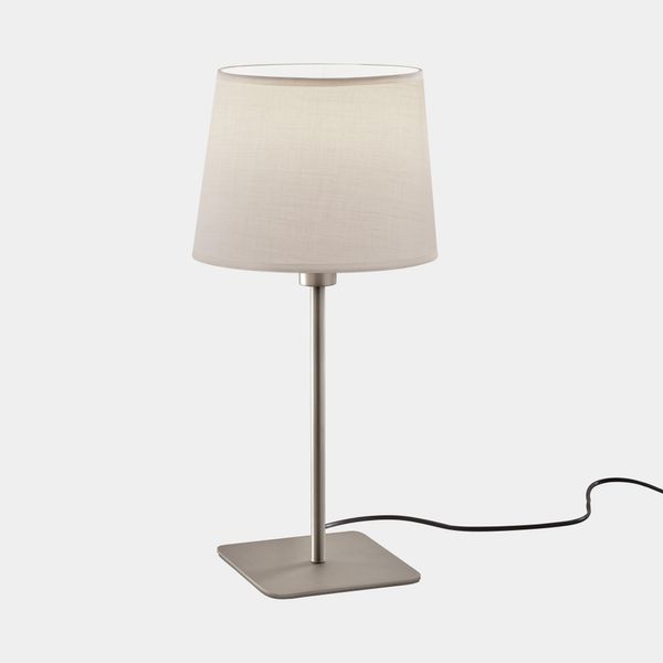 Table lamp Metrica E27 60W Satin nickel image 1