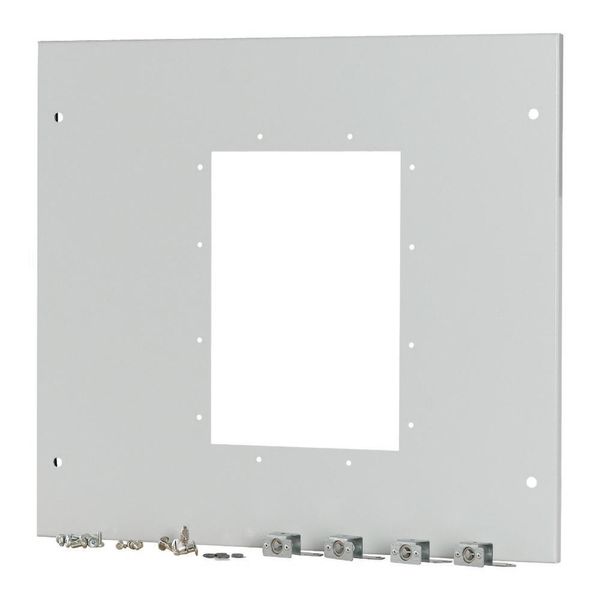 Front cover for IZMX16, withdrawable, HxW=550x600mm, grey image 4