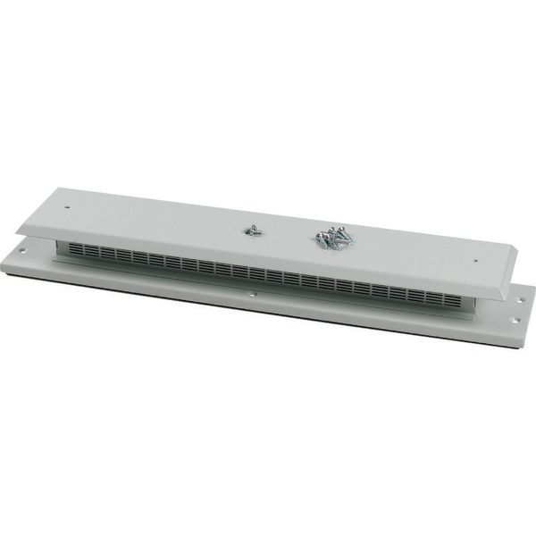 Top plate for OpenFrame, ventilated, W=425mm, IP31, grey image 3