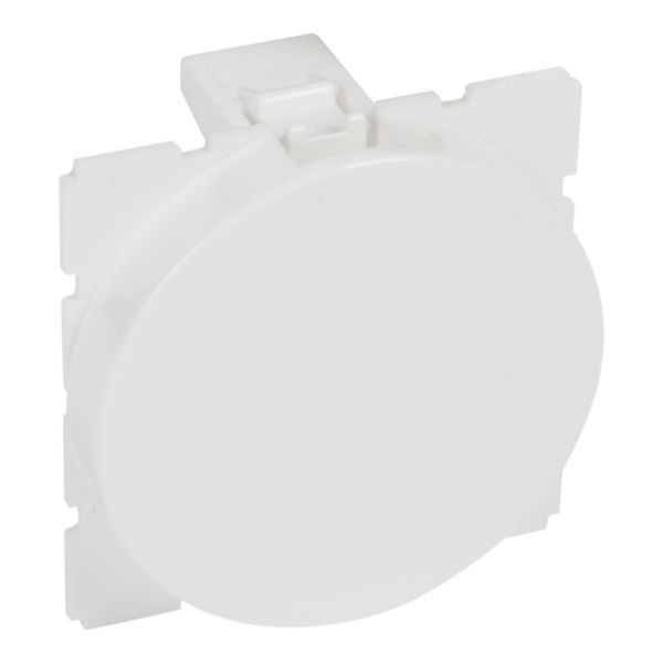 Arteor Blanking Plate 2 Module Round White image 1