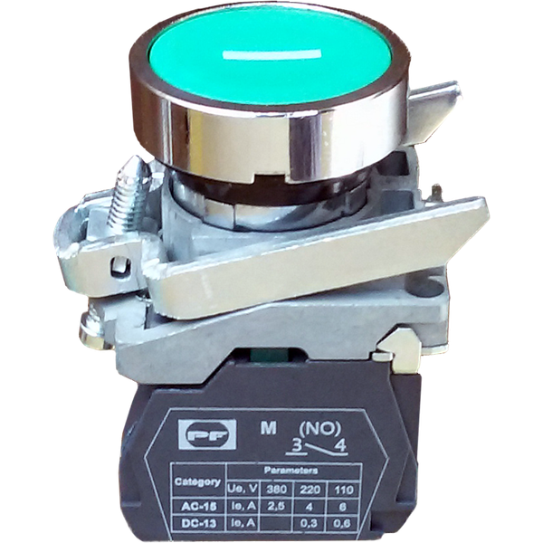 Pushbutton switch Start FP PCP GREEN 1NO IP40 image 1