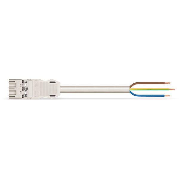 pre-assembled connecting cable;Eca;Plug/open-ended;white image 3