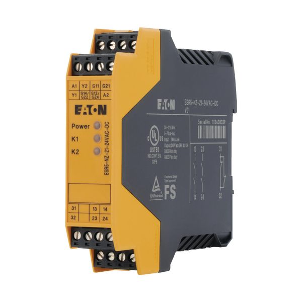 Safety two-hand relay, 24VDC/AC, 2-channel, 2 enabling paths image 7
