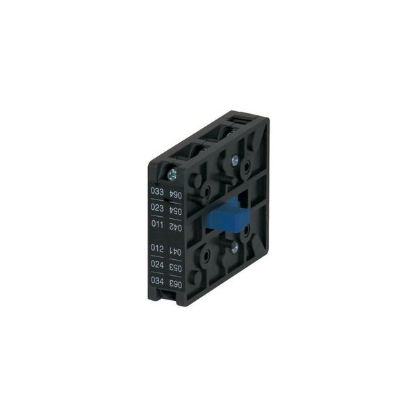 Auxiliary contact, 2N/O+1N/C, for P5, 250A, flush mounting image 3