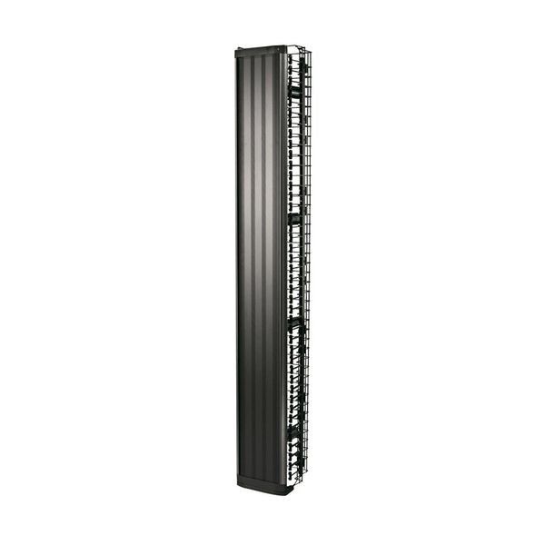 Cord management grid with door for 19 inches rack 1970 x 267 x 331mm image 1