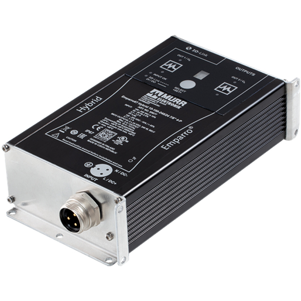 Emparro IP67 Power Supply 1-Phase OUT: 24VDC 10A - M12L 5P - SELV image 1