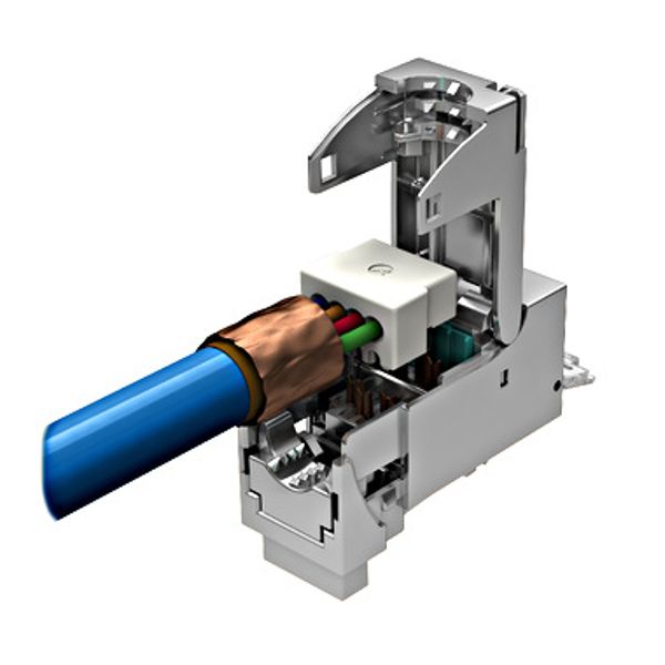 fixLink SL RJ45 shielded Cat.6a AWG 24-22 4PPoE 100W PU: 24 image 1